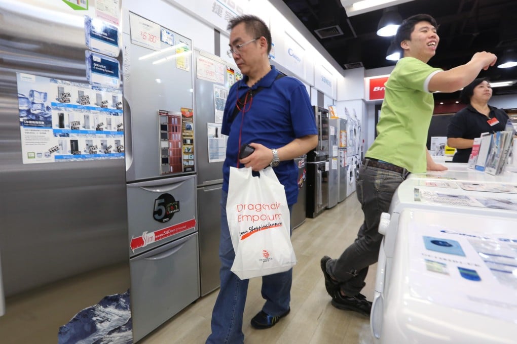Three recycling centres are being set up across the city to collect electronic waste, including fridges and washing machines. Photo: Nora Tam