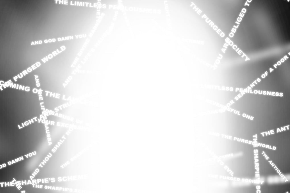 A still from Tsang Kin-wah's video installation The Infinite Nothing.