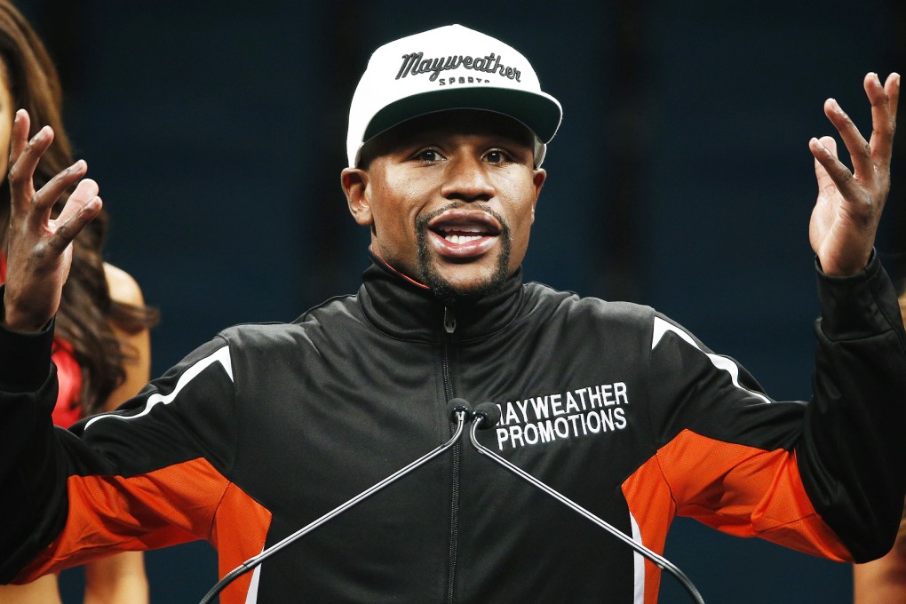 Floyd Mayweather says he won't give Pacquiao a rematch now. Photo: AP