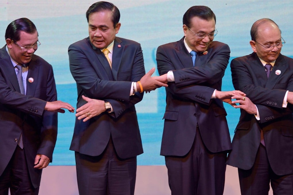 Premier Li Keqiang meeting with leaders of Thailand, Cambodia and Myanmar in Bangkok in December last year. Photo: AFP