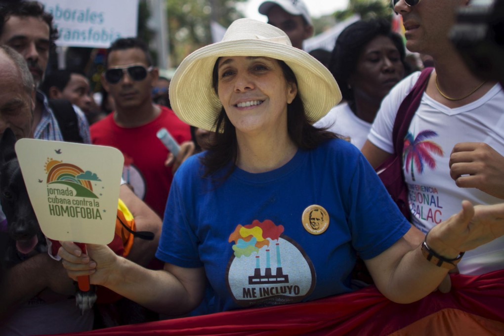 Mariela Castro joins gay rights march in Havana.Photo: Reuters
