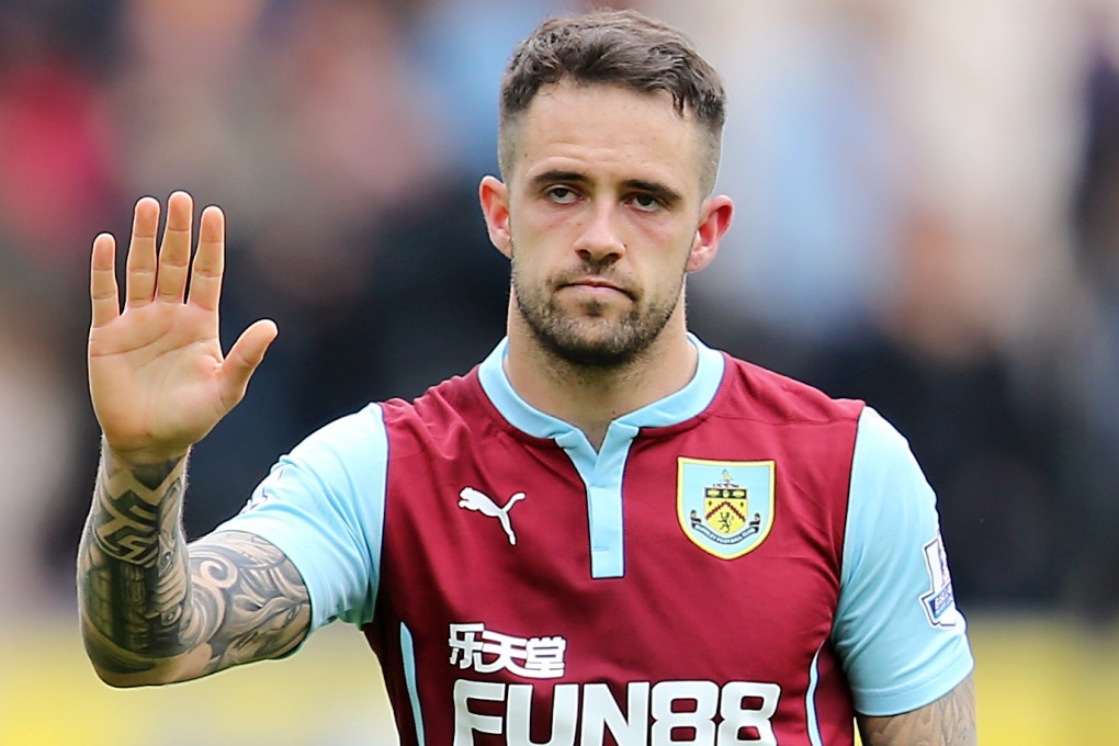 A sad Danny Ings waves to the Burnley faithful after it was confirmed they were relegated from the Premier League. Photos: Reuters