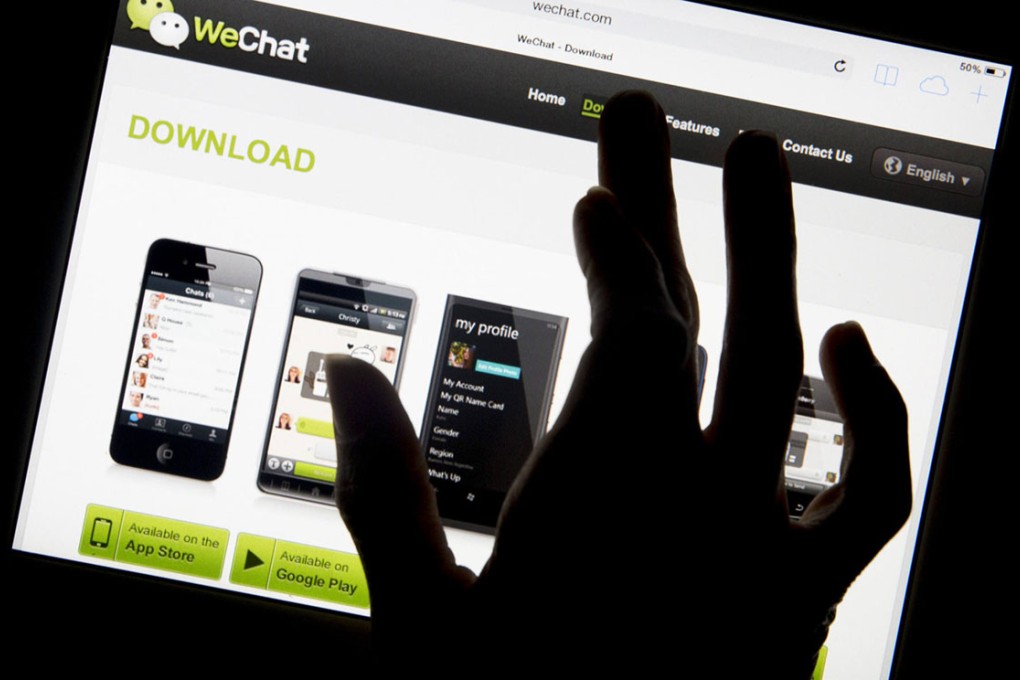 Tencent's WeChat service (SCMP Picture)