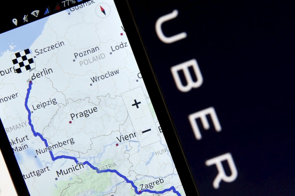 Guangzhou and Chengdu government officials raided mainland offices of Uber, alleging that it was operating without proper legal status. Photo: Reuters