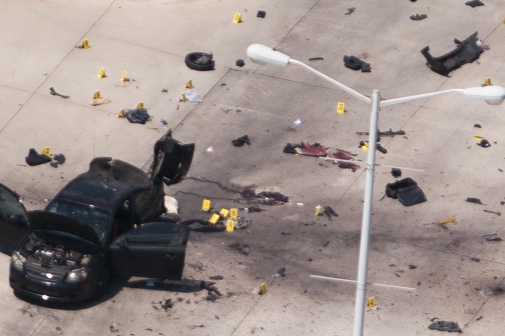 Car used by gunmen in Garland, Texas attack.Photo: Reuters