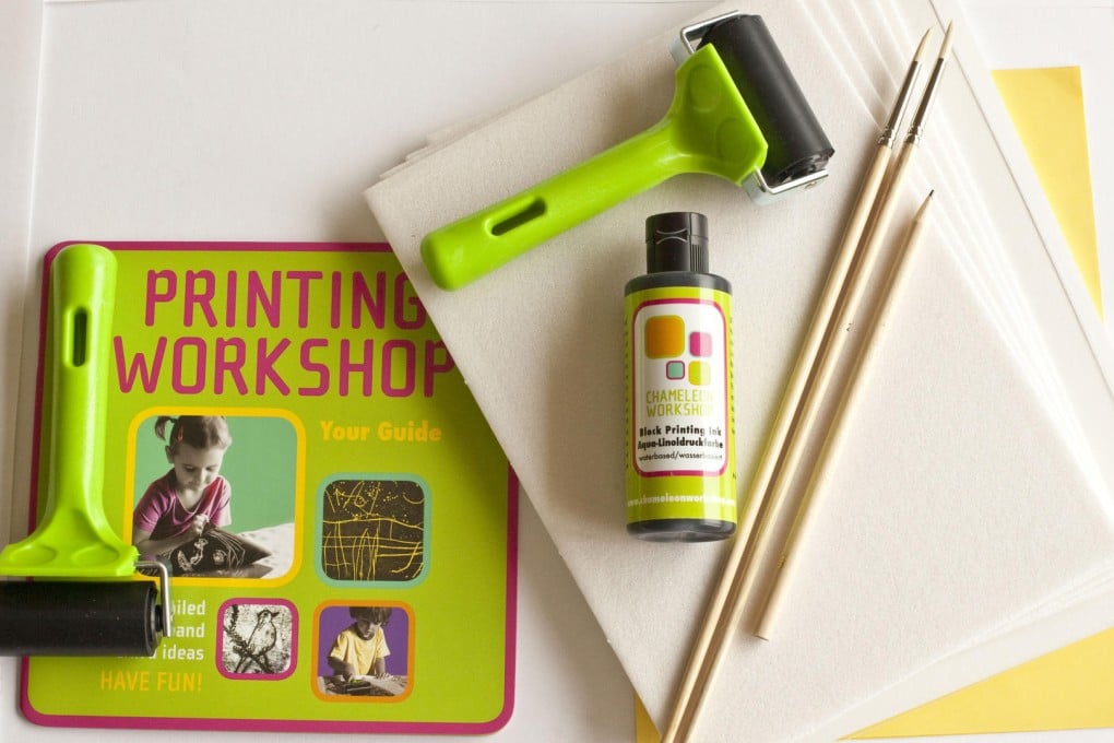 The printmaking pack is ideal for rainy days.