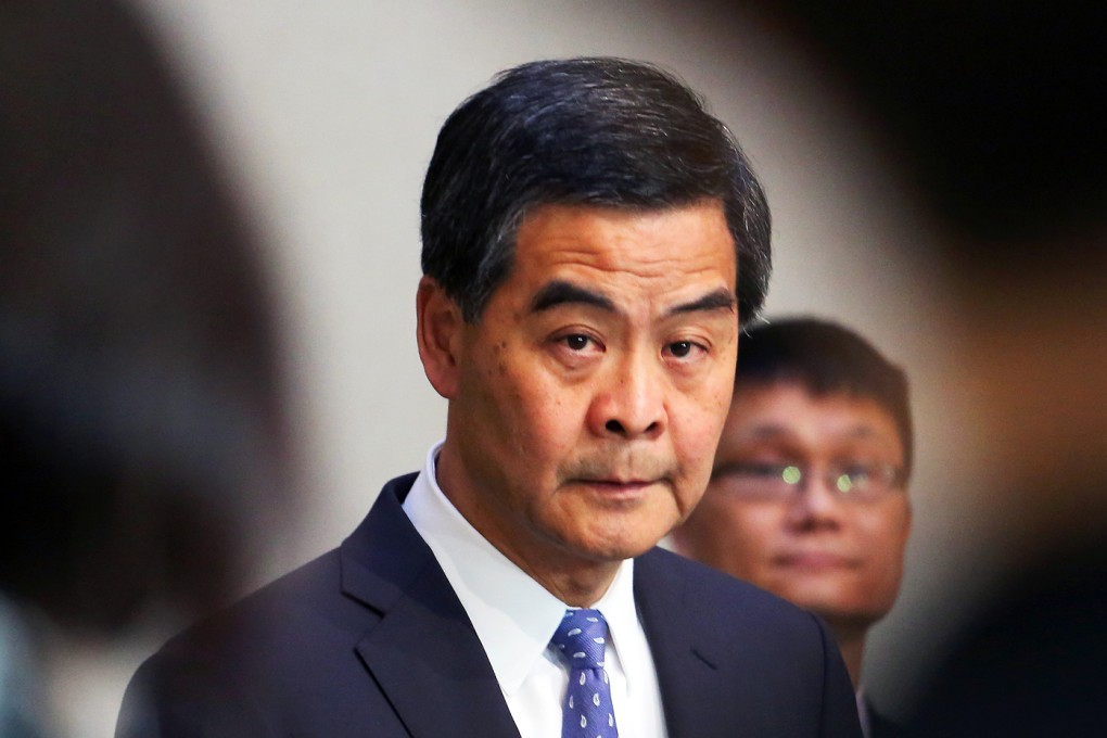 Leung said the idea that more Hongkongers might oppose the government's reform package than support it was still hypothetical. Photo: Felix Wong