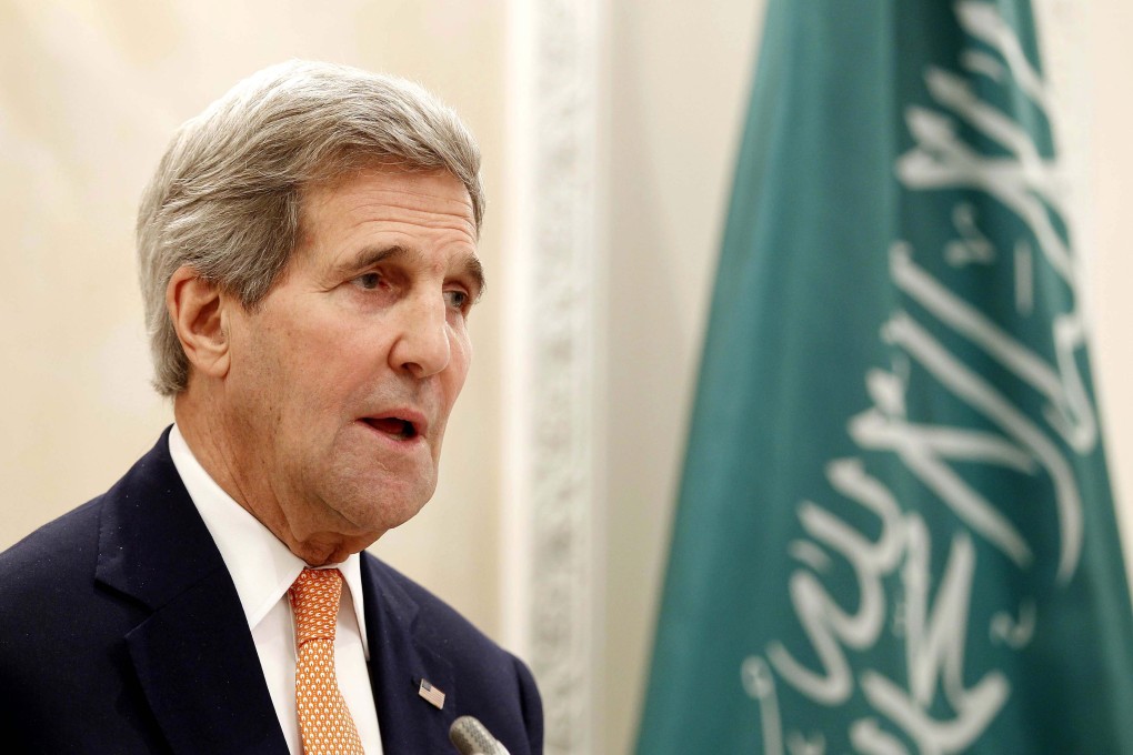 John Kerry pictured during a visit to Saudi Arabia earlier this month. Photo: EPA