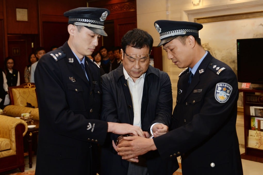 China's corrupt former official Li Huabo was arrested upon arrival in Beijing last Saturday. Photo: Xinhua
