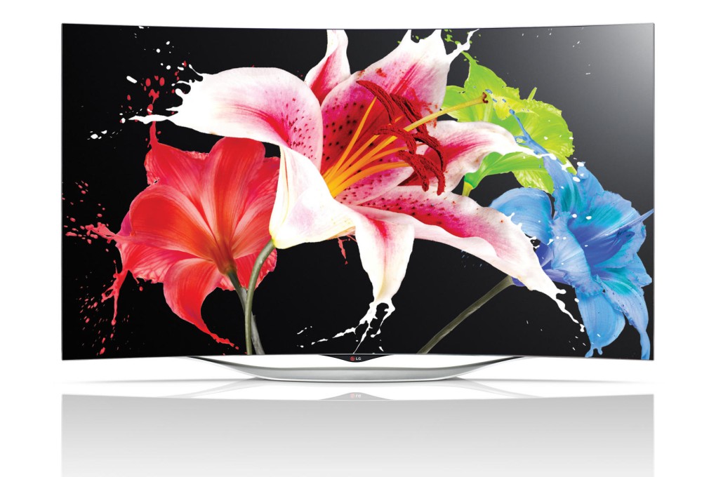 LG 55EC9300 55-inch class 1080p Smart 3D Curved OLED TV.