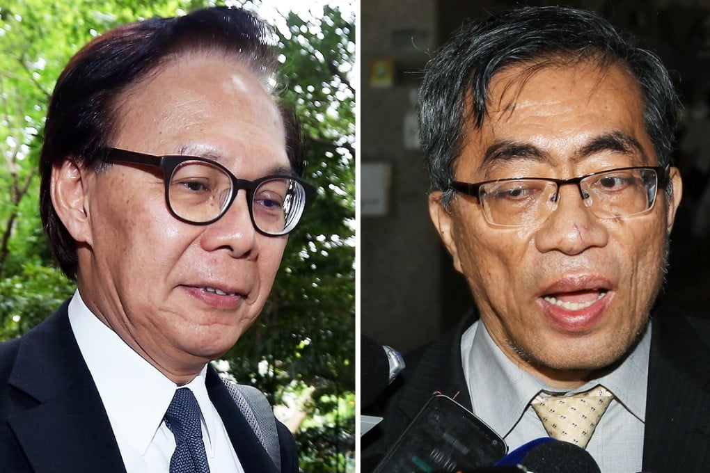 Former development secretary Mak Chai-kwong (left) was convicted along with former assistant highways director Tsang King-man (right). Photos: Felix Wong, Sam Tsang