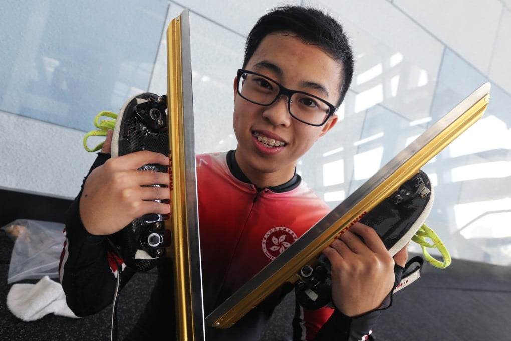 Sidney Chu balances science with skating dreams. Photo: David Wong