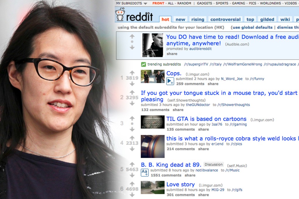 Reddit's interim chief executive Ellen Pao (left) and Reddit joined a growing list of online social networks aiming to stem violence and harassment while attempting to safeguard freedom of online speech. Photo: Reuters
