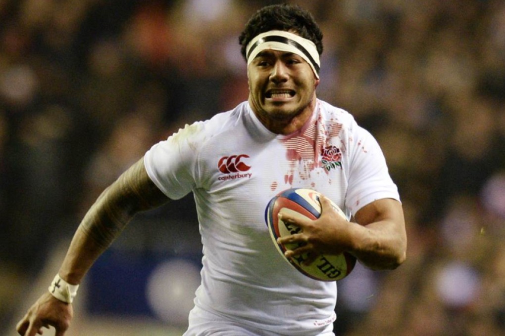 England’s Manu Tuilagi has been banned from the national team until after the World Cup following his conviction for assaulting two female police officers in April. Photo: AFP