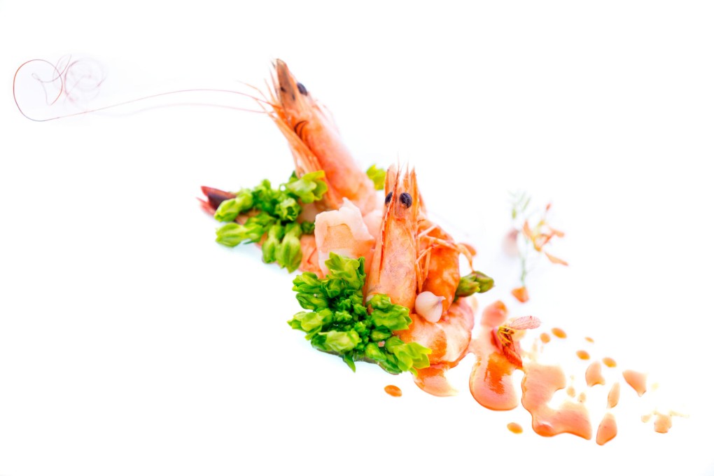 A prawn dish from chef Paisarn's Cooking with Light.