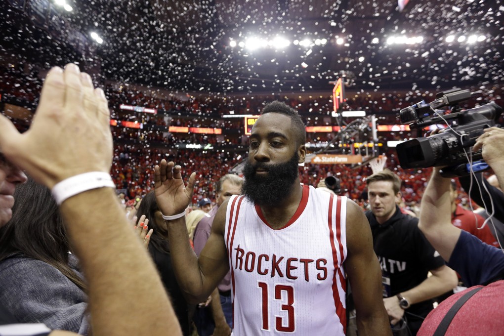 James Harden starred for Houston. Photo: AP
