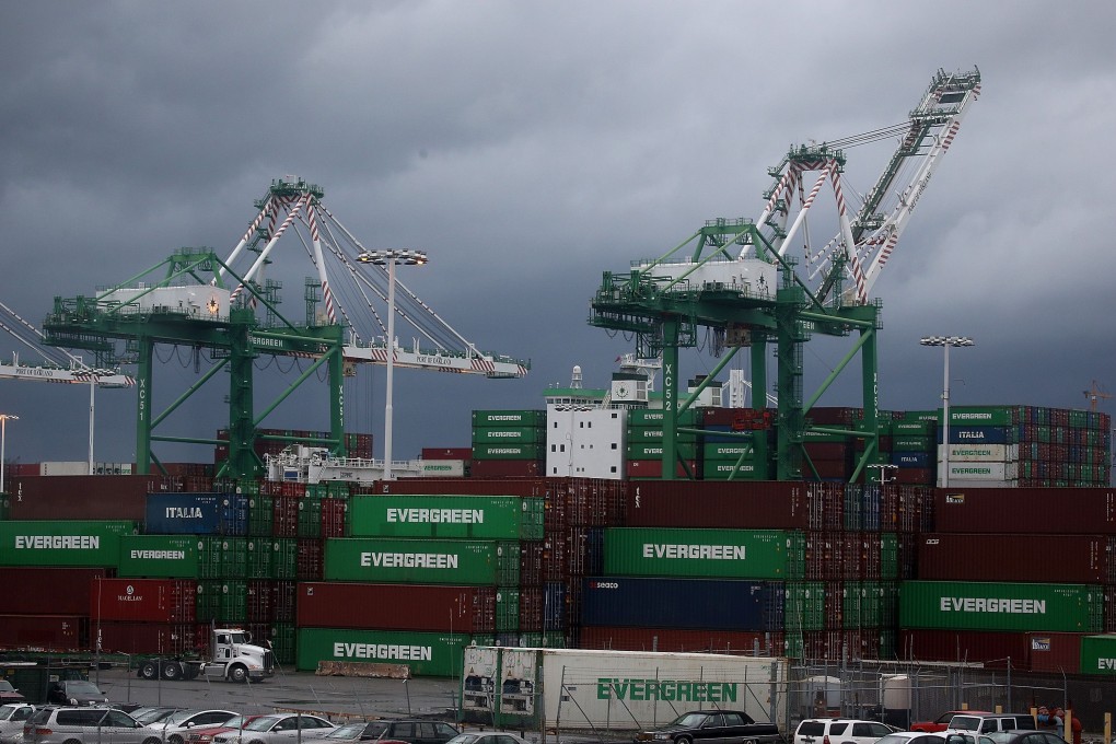 A bustling port in California on the west coast of the United States. Prospects for global growth are at their best in years. Photo: AFP