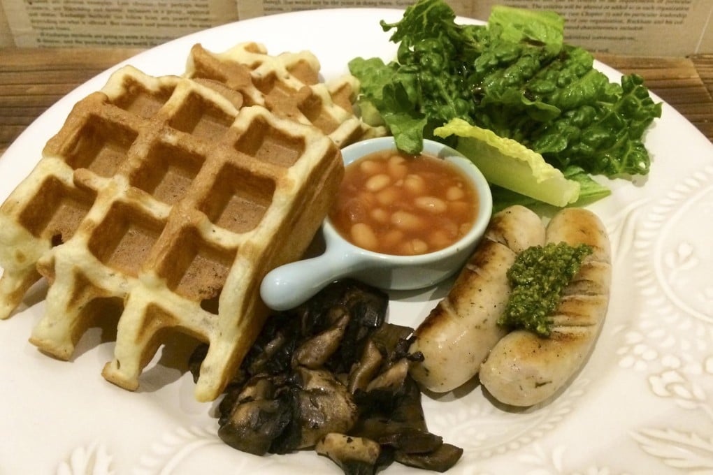 Snack attack: One Little Room's waffle combo. Photo: Gloria Chan