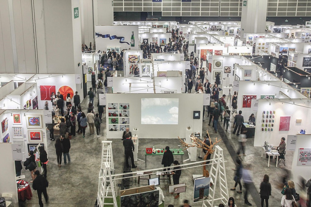 Artistic licence: an aerial view of last year's fair.