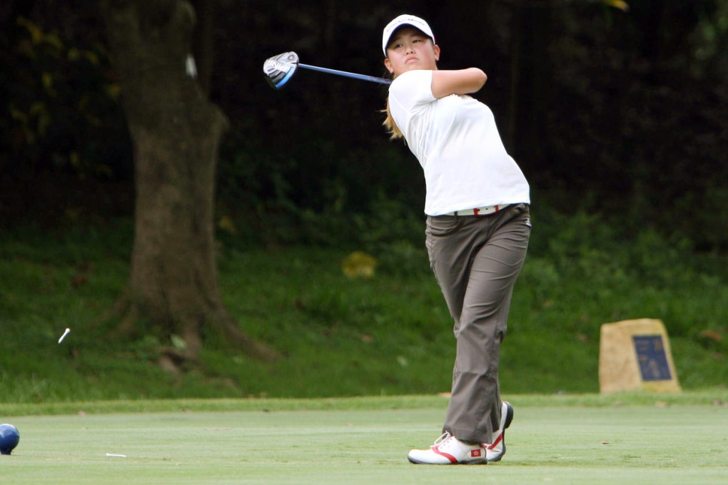 Hong Kong's Isabella Leung on her way to a team-low 69 on the first day of the Queen Sirikit Cup at Hong Kong Golf Club. Photo: Daniel Wong