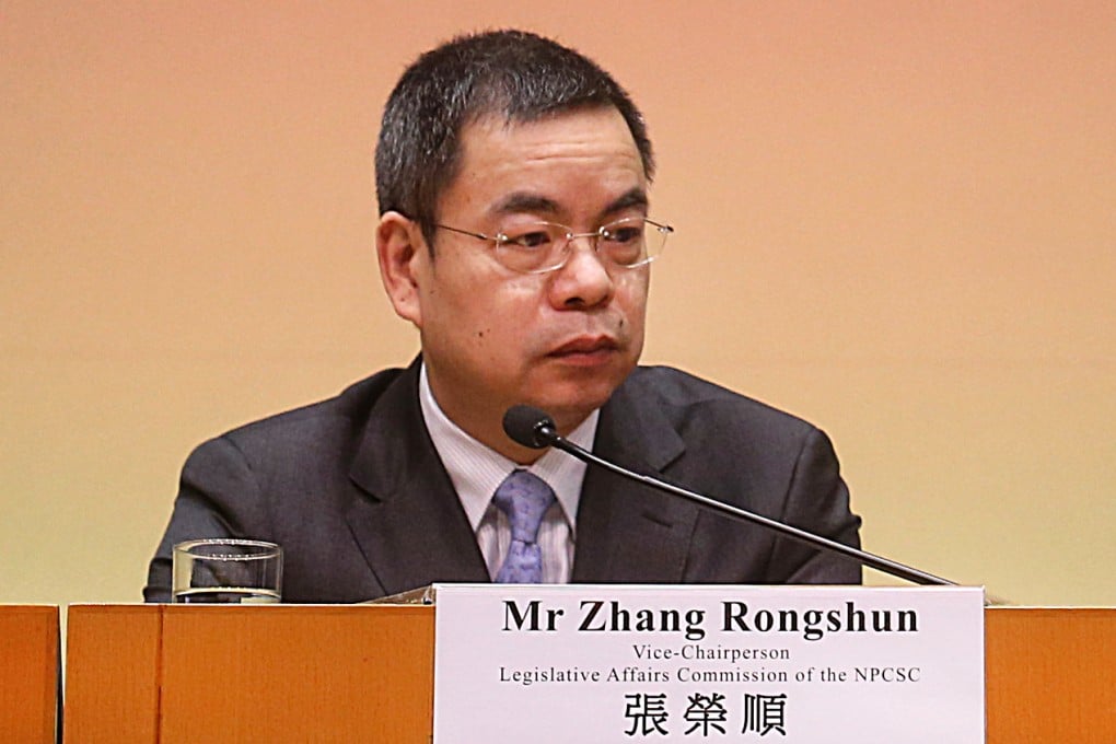 Zhang Rongshun was quoted as saying that corporate voting could not be abolished. Photo: David Wong