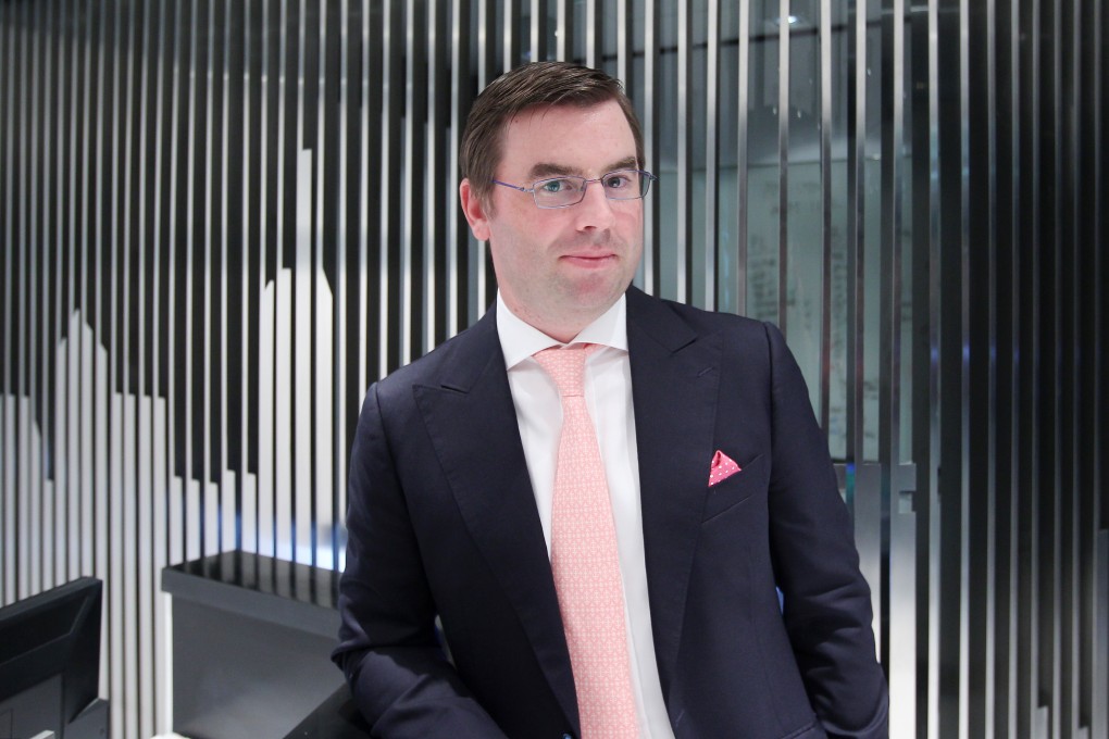 Brett McGonegal of Reorient Group says some institutional investors are taking profits, but he doesn't see a sell-off. Photo: Jonathan Wong