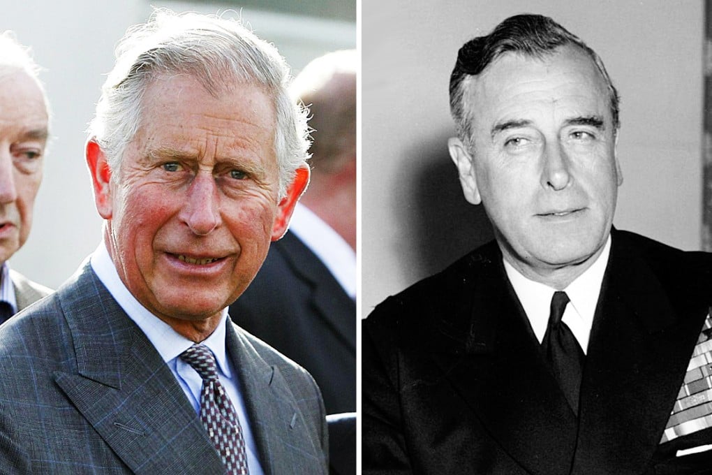 Prince Charles (left) and Lord Mountbatten in 1995. Photos: AP
