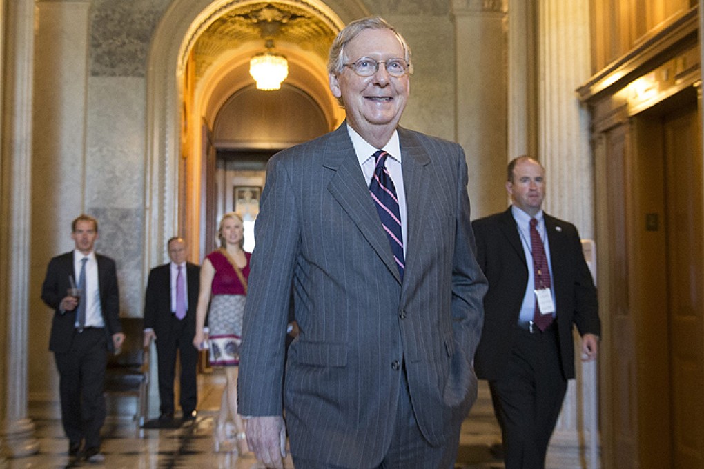 US Senate Majority Leader, Republican Mitch McConnell on Capitol Hill in Washington.Photo: EPA