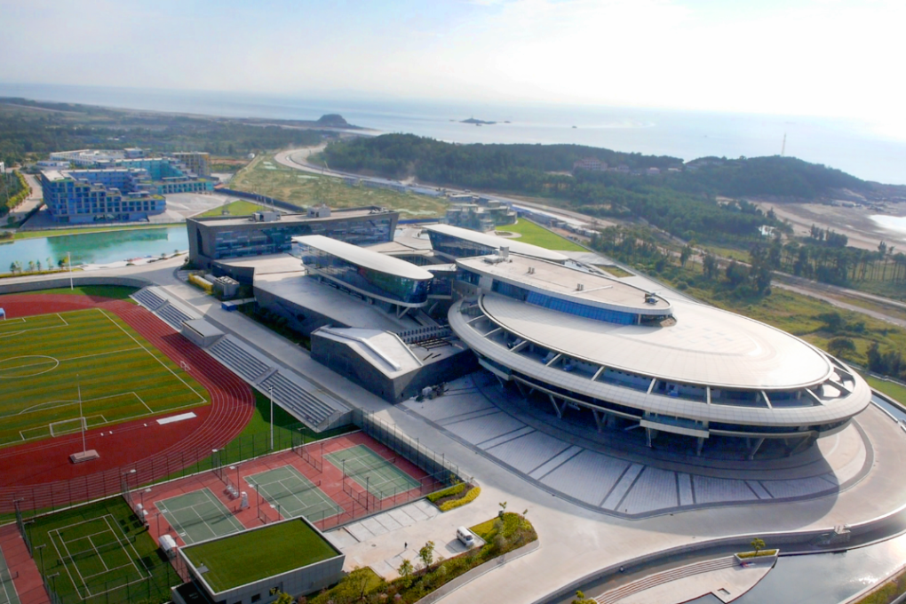 Liu Dejian's company headquarters in China's Fujian province is built to resemble the Starship Enterprise in the US sci-fi series Star Trek. Photo: SCMP Pictures