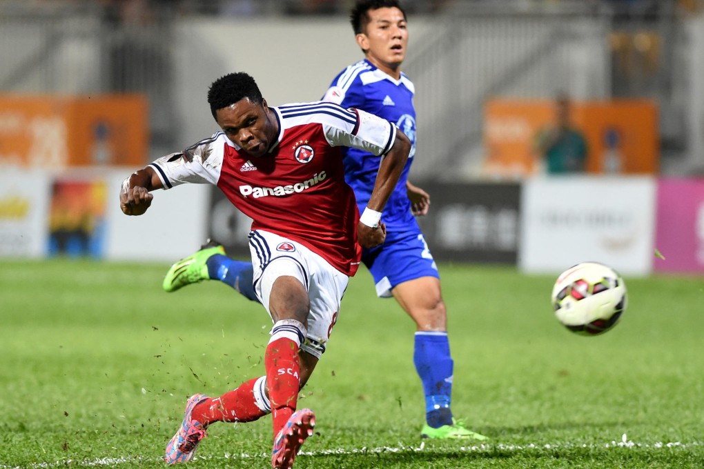 South China's Cameroonian winger Mahama Awal is in doubt for Tuesday's AFC Cup game because of a knee injury. Photo: Xinhua