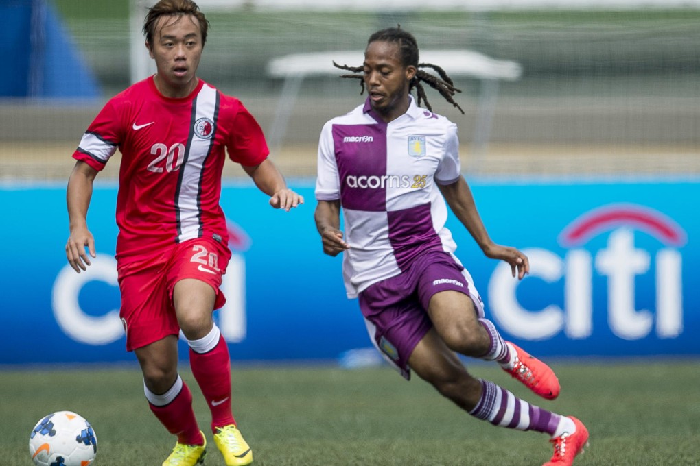 Aston Villa take on HKFA Under-21s at last year's tounrament. Photos: Power Sport Images for HKFC