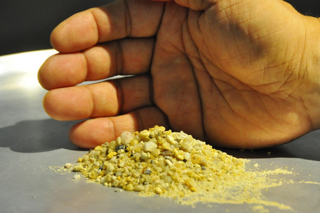 Soil searching: during his performance, Ho Siu-kee will use his voice to turn a mound of sand into a Mandala-like circle.