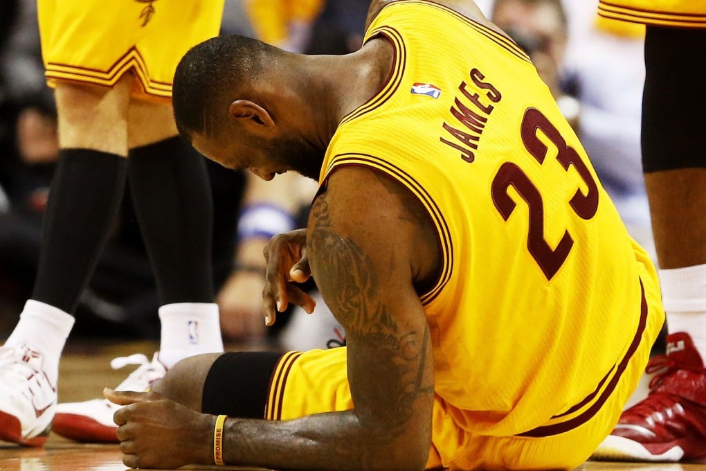 LeBron says he "thinks" he's felt worse before. Photo: AFP