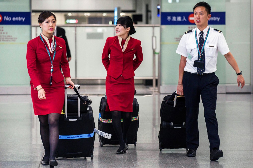 A man was jailed for stealing the belongings of Cathay Pacific flight attendants. Photo: AFP
