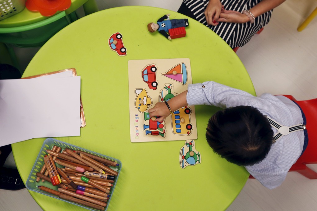 The responsibility for making children confident enough to be themselves in any situation falls on the preschool they attend. Photo: Reuters