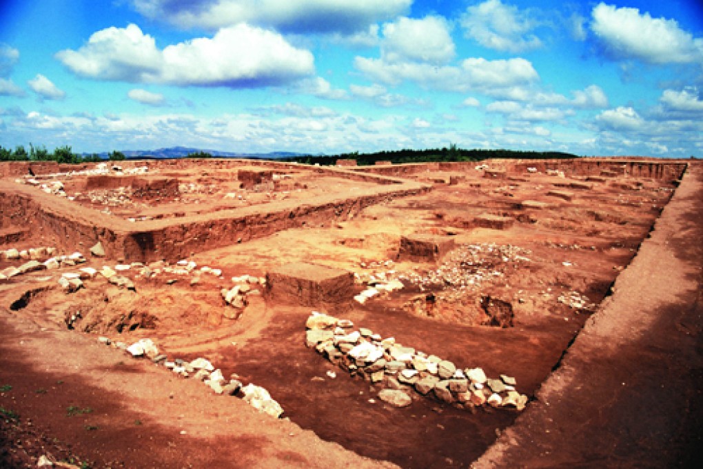 An archive picture of excavations at Niuheliang. Photo: SCMP Pictures