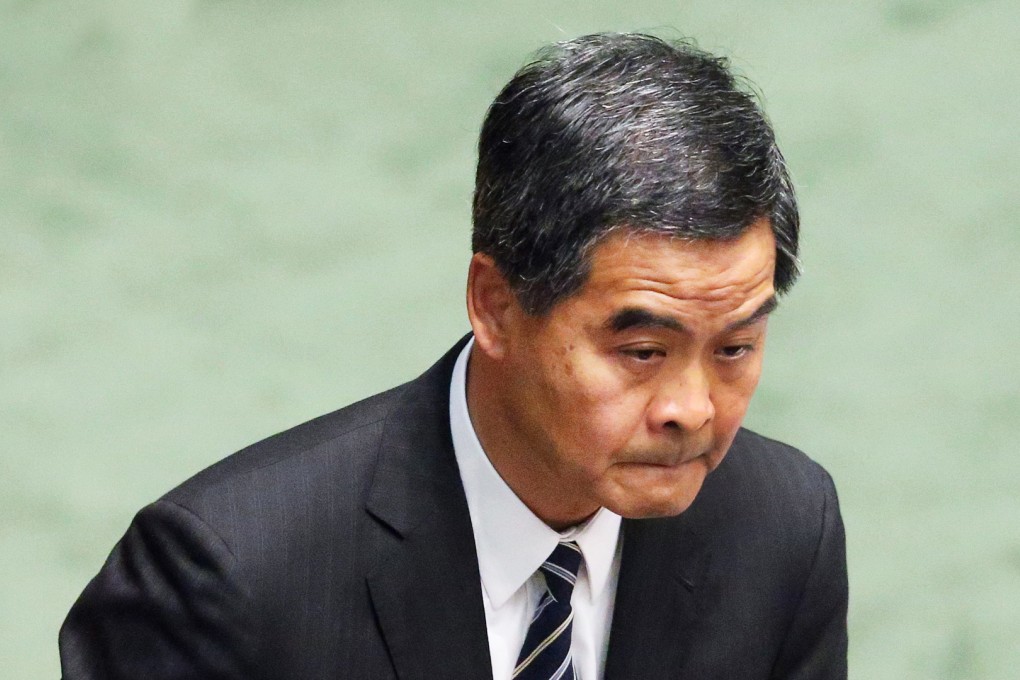 Chief Executive Leung Chun-ying said he had visited some homes for the elderly in the past and found their service qualities could vary. Photo: K.Y. Cheng