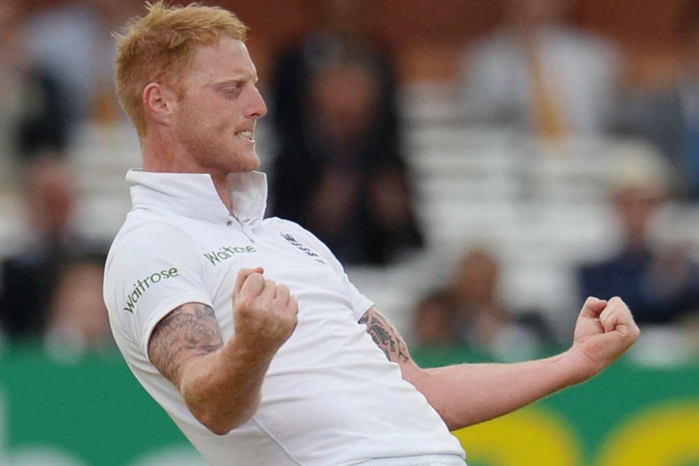 England all-rounder Ben Stokes captured the key wickets of danger man Kane Williamson and New Zealand captain Brendon McCullum in successive balls on the final day of the Lord's test. Photo: Reuters