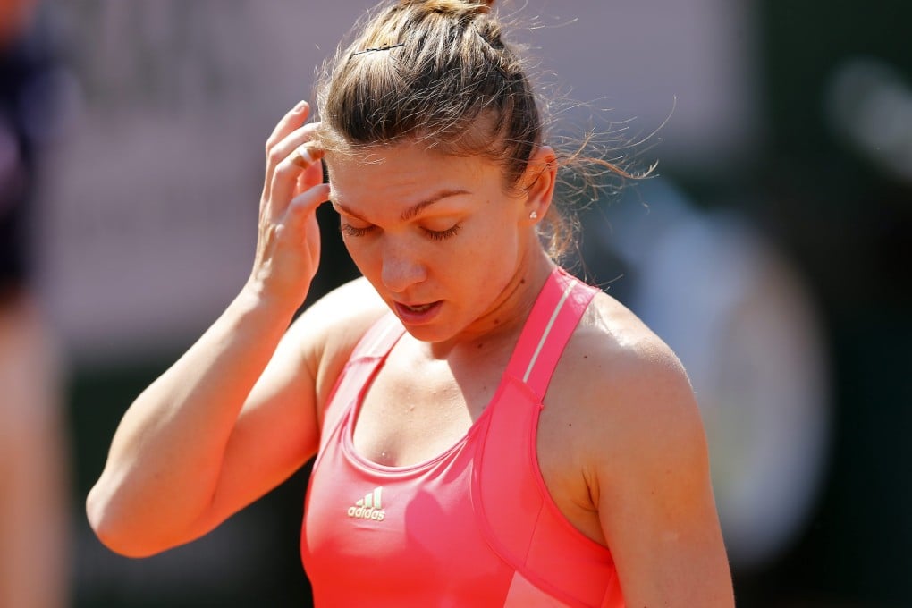 Simona Halep was drawn into an aggressive game against Mirjana Lucic-Baroni. Photo: EPA