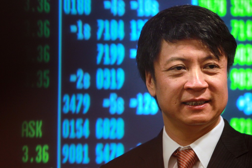 Sun Hongbin, Chairman and Chief Executive of Sunac China, as the company announced on Thursday it is abandoning its bid for troubled developer Kaisa. Photo: Jonathan Wong