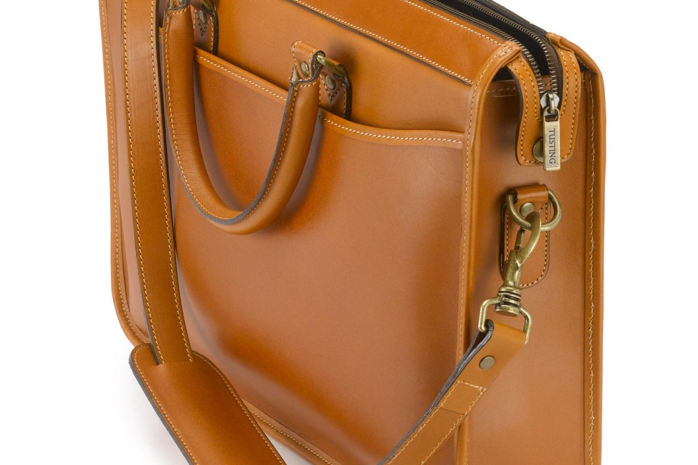 Marston leather briefcase.