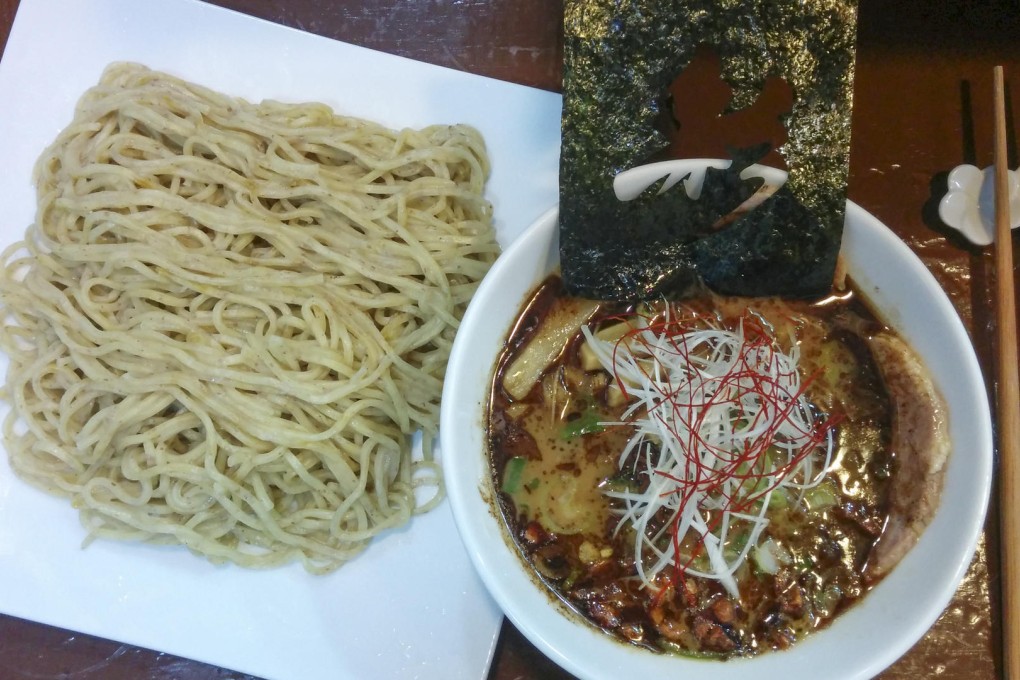 Ramen with black garlic oil at Aya. Photo: Elaine Yau