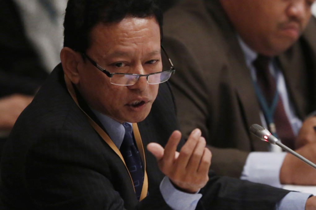 Htin Linn, the acting director of Myanmar’s Foreign Affairs Ministry. Photo: AP