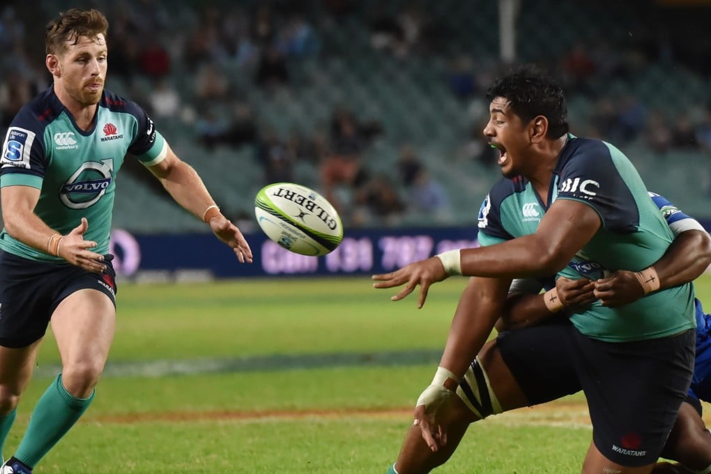 Will Skelton (right) will miss the Waratahs' South African tour this weekend. Photo: AFP