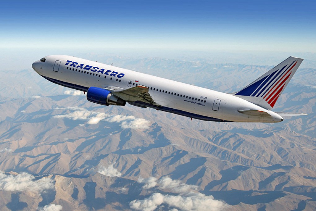 A file photo of a Transaero Airlines aircraft. The incident in Beijing is under investigation, according to the newspaper report.