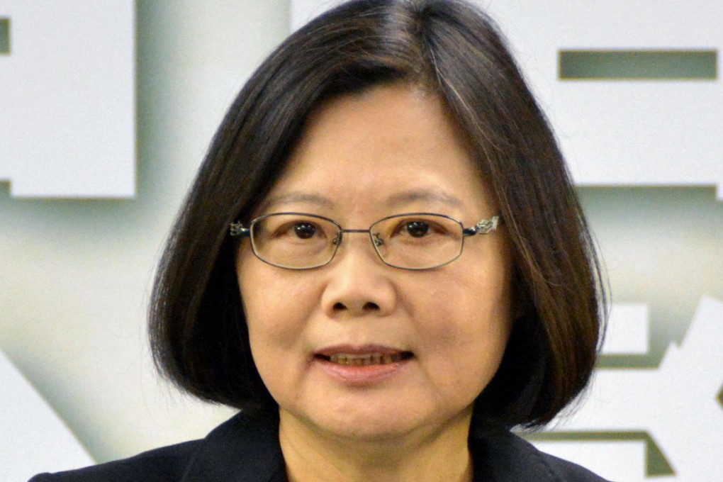 Tsai Ing-wen will visit six cities in 12 days. Photo: Kyodo