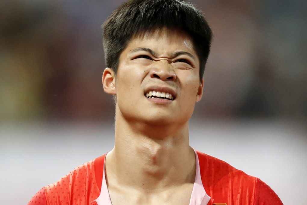 Su Bingtian says the time is a huge boost. Photo: Xinhua