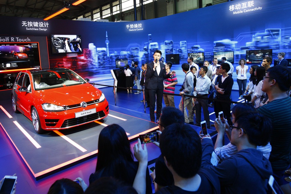 Carmakers were out in force at last week's International Consumer Electronics Show (CES) Asia in Shanghai. Photo: Xinhua