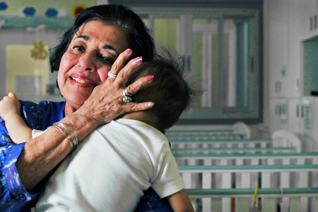 Many of the children that Purviz Shroff has cared for over the years are still in touch with her and now have children of their own. Photo: Bruce Yan