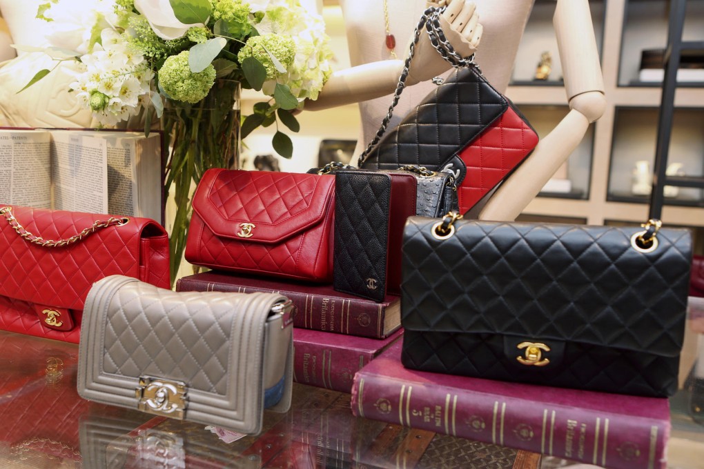 Vintage Chanel handbags and accessories.